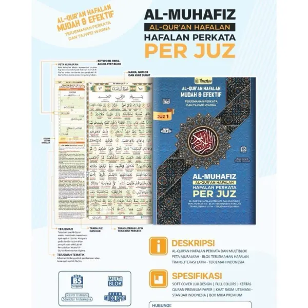 Al-Qur'an Hafalan & Terjemahan Per Juz Al-Muhafiz B5
