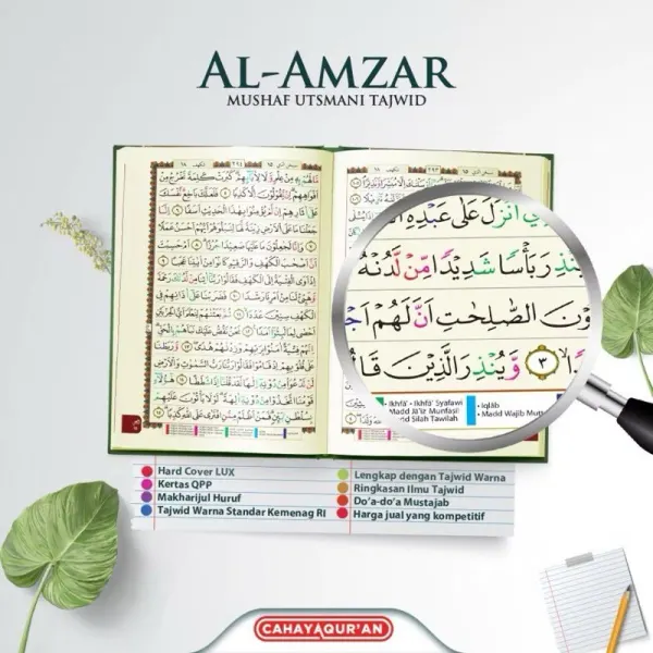 Al-Qur'an Al-Amzar Utsmani Tajwid A5