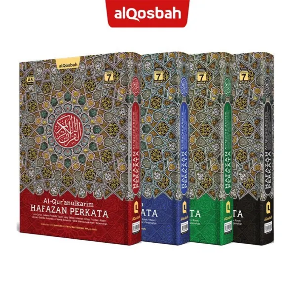 Al-Qur'an Hafazan Perkata 7 Kotak Tajwid Warna (HC) A5